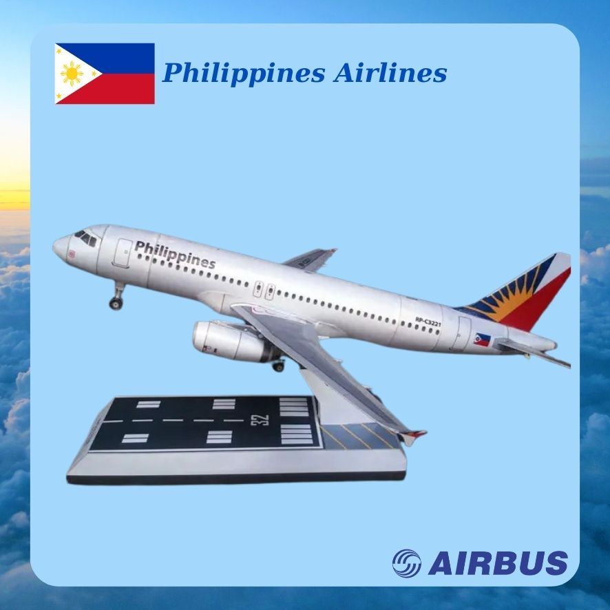 Commercial AIRBUS A320 Philippine Airlines Paper Model | Shopee Philippines