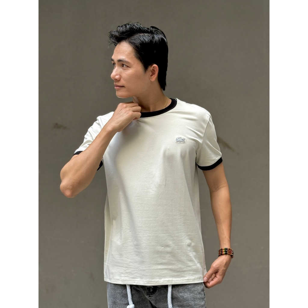 Lc T-shirt with round neck, 4-way stretch cotton, type 1, please be ...