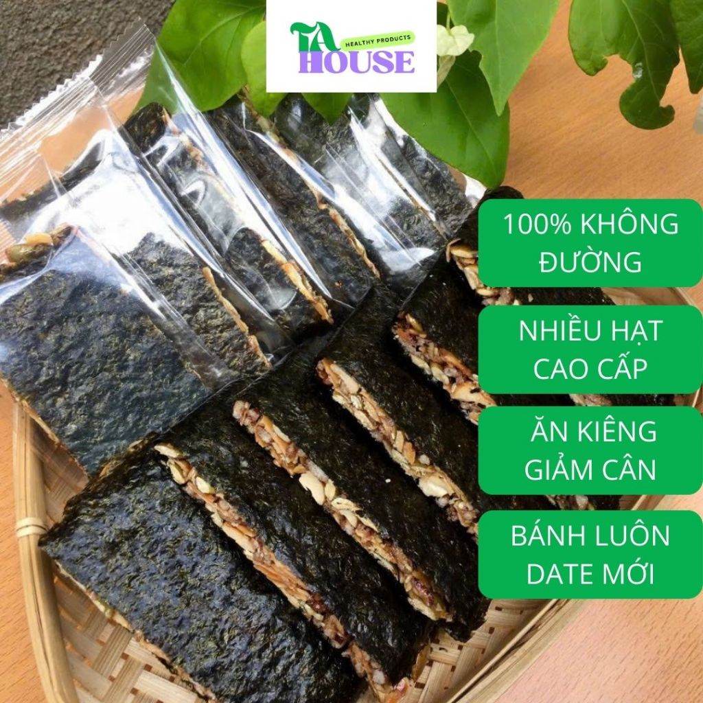 Seaweed Sandwiched Seeds, Seaweed Cakes Mixed With TA House Seeds 500gr ...