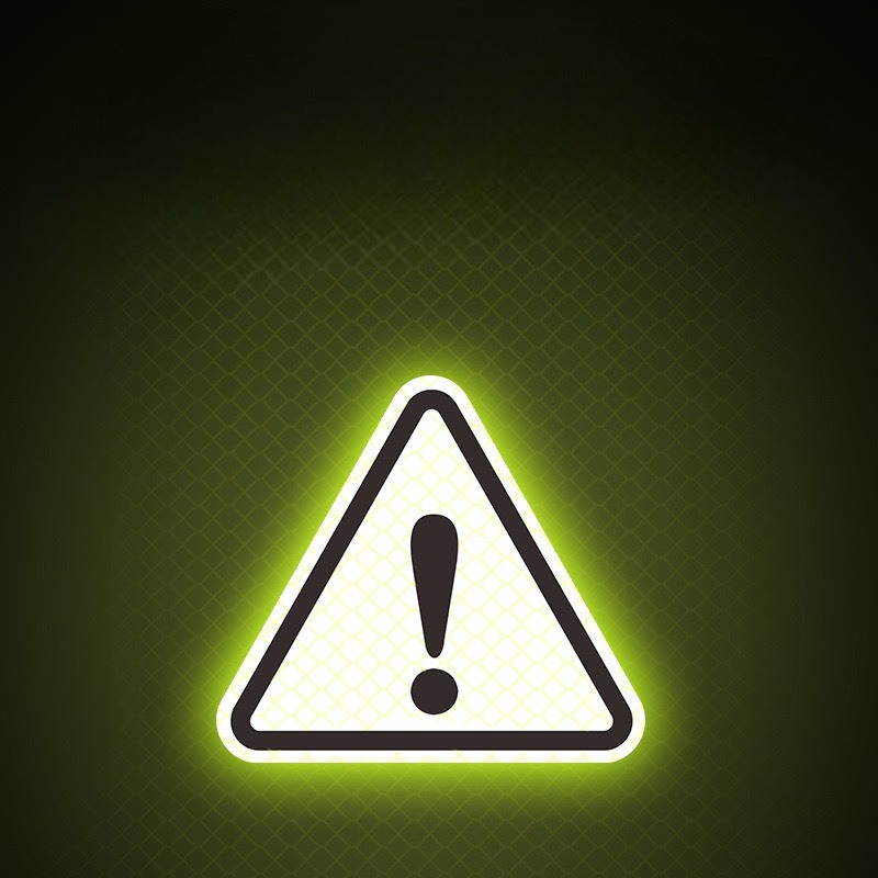 Triangular Reflective Safety Warning Sticker for the Back of Cars and ...