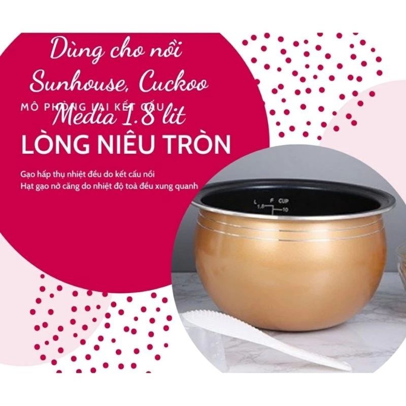 Long rice cooker 1.8 liters (using Cuckoo Sunhouse Media cooker ...
