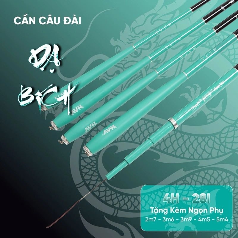Da Bich 4H hand fishing rod with extra tip krmf | Shopee Philippines