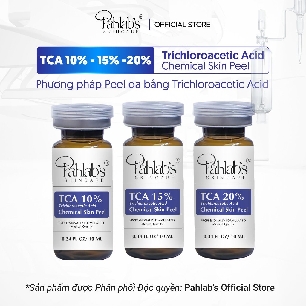 Tca 10%, TCA 15%, TCA 20% Trichloroacetic Acid Chemical Skin Peel 3 ...