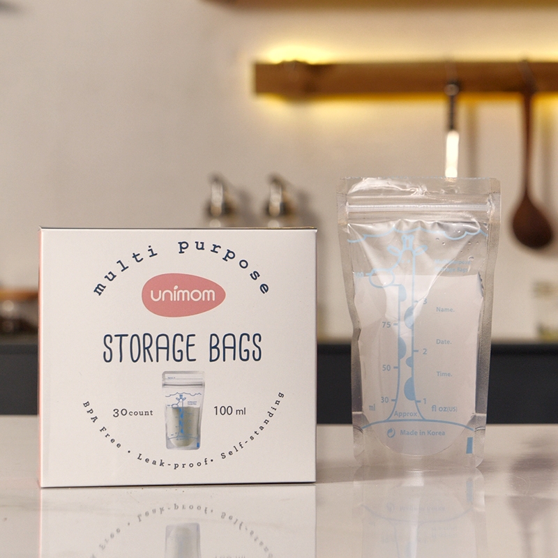 Unimom Breast Milk Bag (Breastmilk Storage) BPAFree 100ML (30 Bags