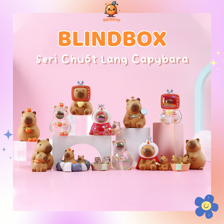 Blind Box/Blind Box Silly Capybara Series, collectible gift (random ...