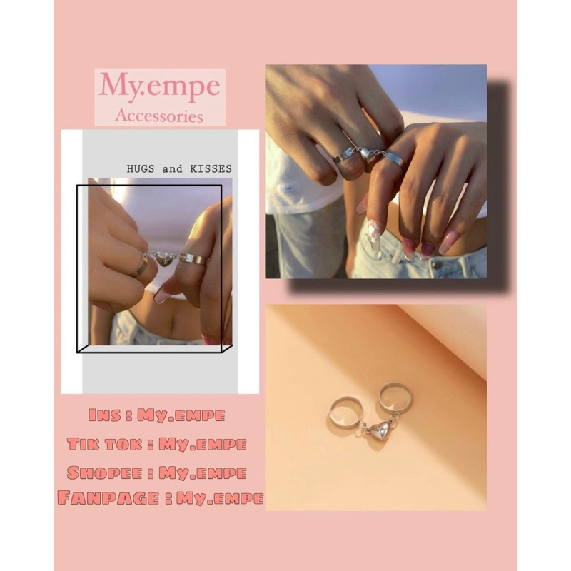Magnetic Couple Ring Set | Shopee Philippines