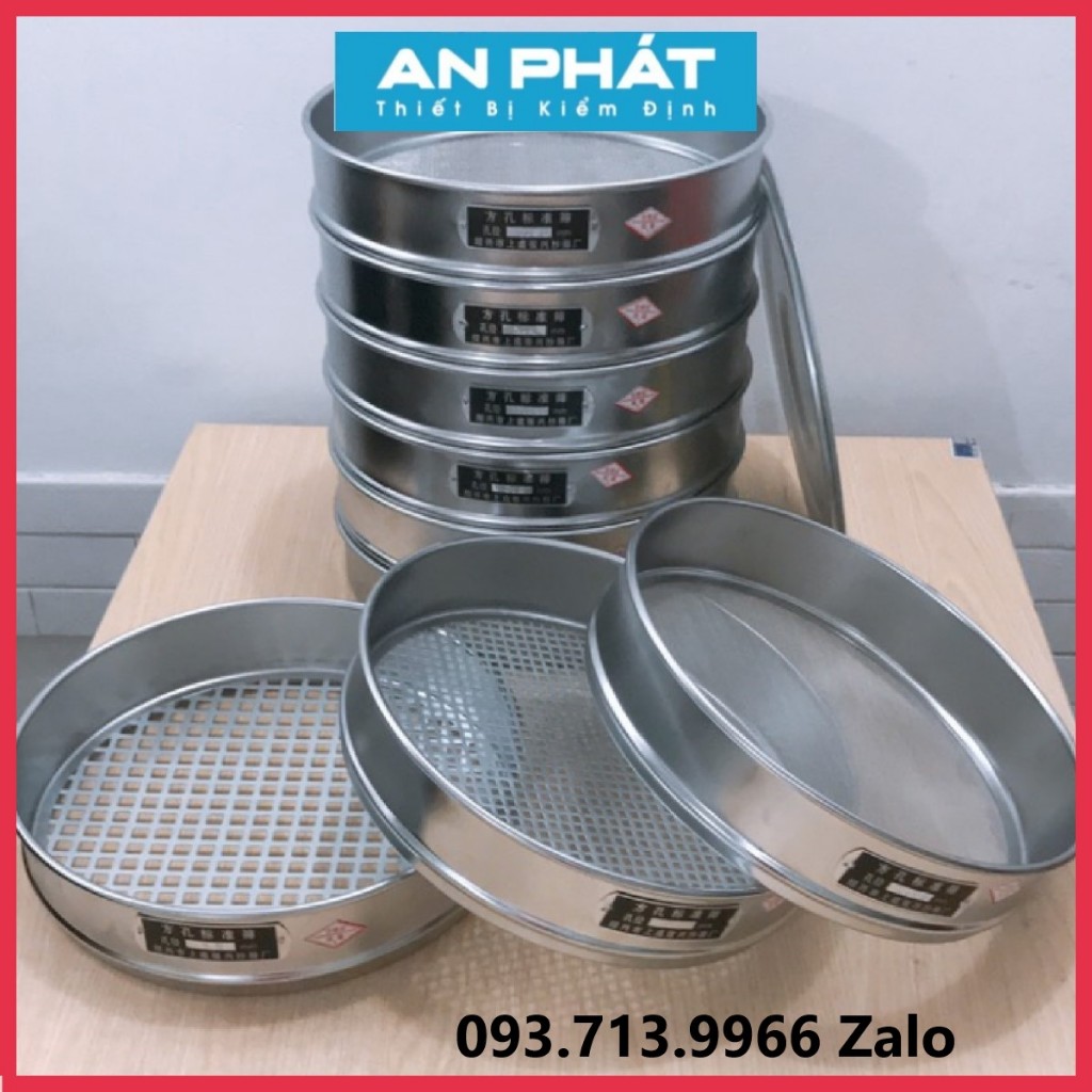 Tcvnastm Stainless Steel Hash Sieve Set With Diameter Of 300mm, 30cm