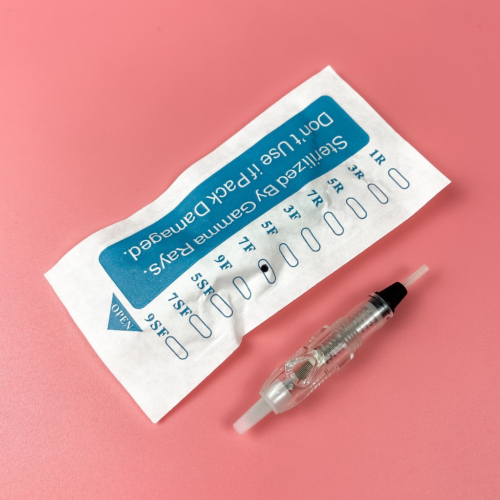 XO Spring Needles Attached To Cosmetic Tattoo Sprayers, pen Machines ...