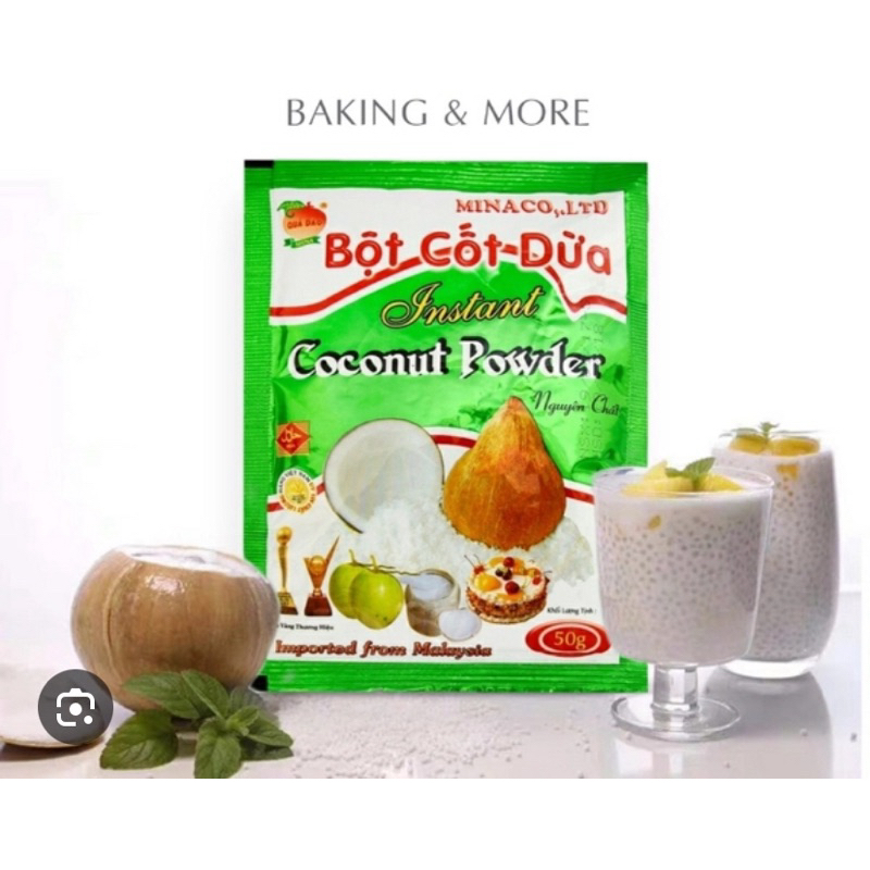 Minaco coconut milk powder 50g pack | Shopee Philippines