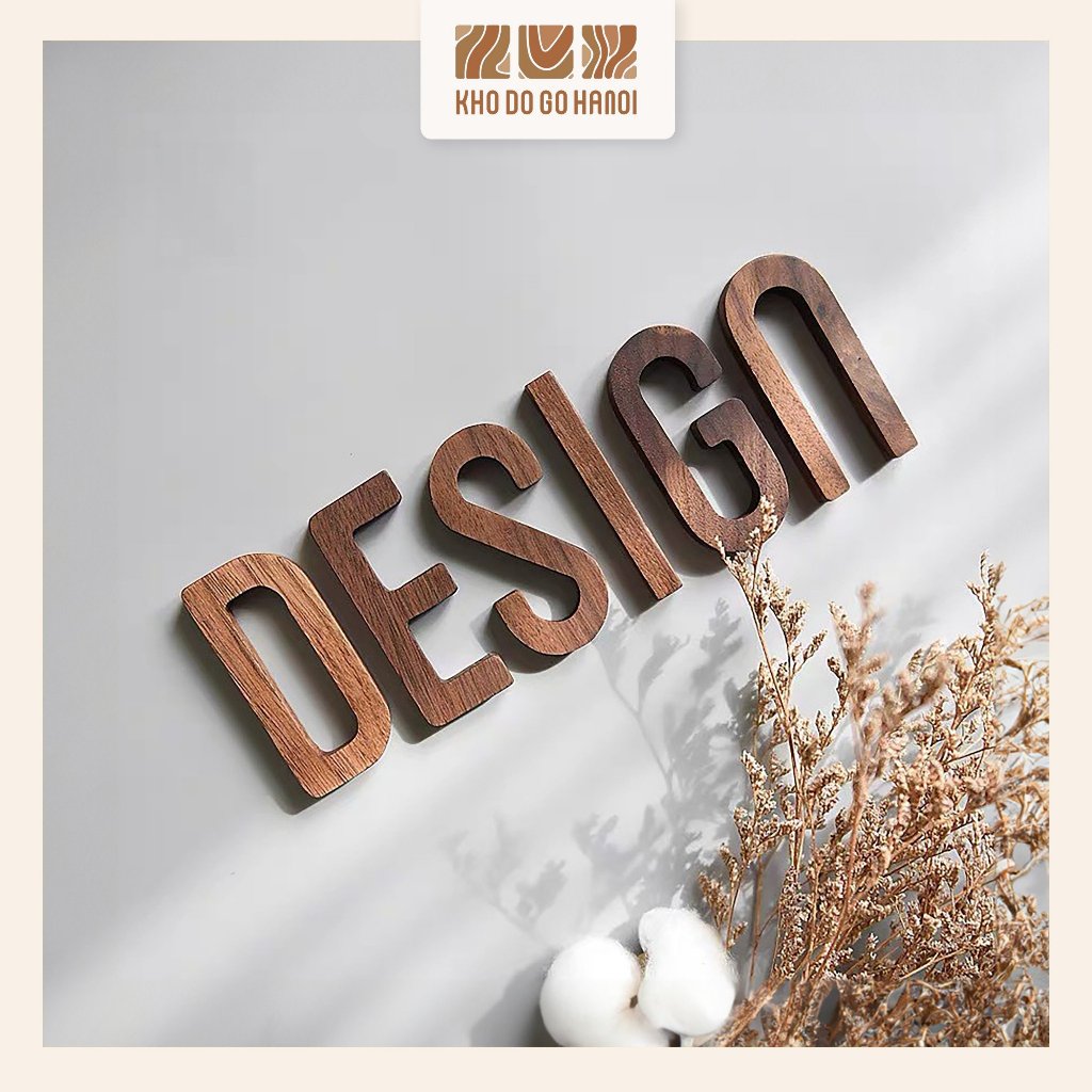 Wooden Wall Letters, Decorative Embossed Letters, Decorative Wooden ...