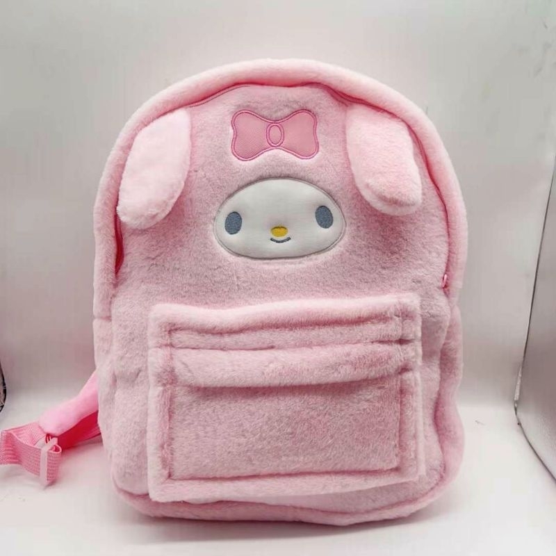 Cute pink rabbit backpack size 33cm | Shopee Philippines