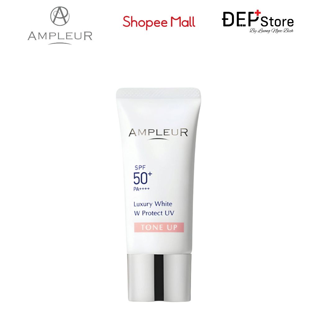 Ampleur Luxury White W Protect UV TONE UP Sunscreen Japan Improves Skin