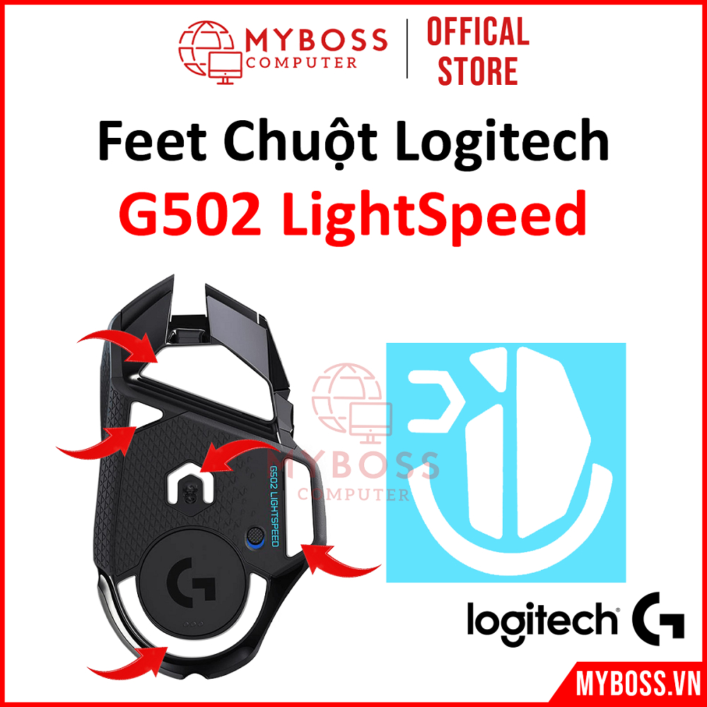 [SUPER Cheap] Logitech G502 LightSpeed Wireless Mouse Feet Sticker ...