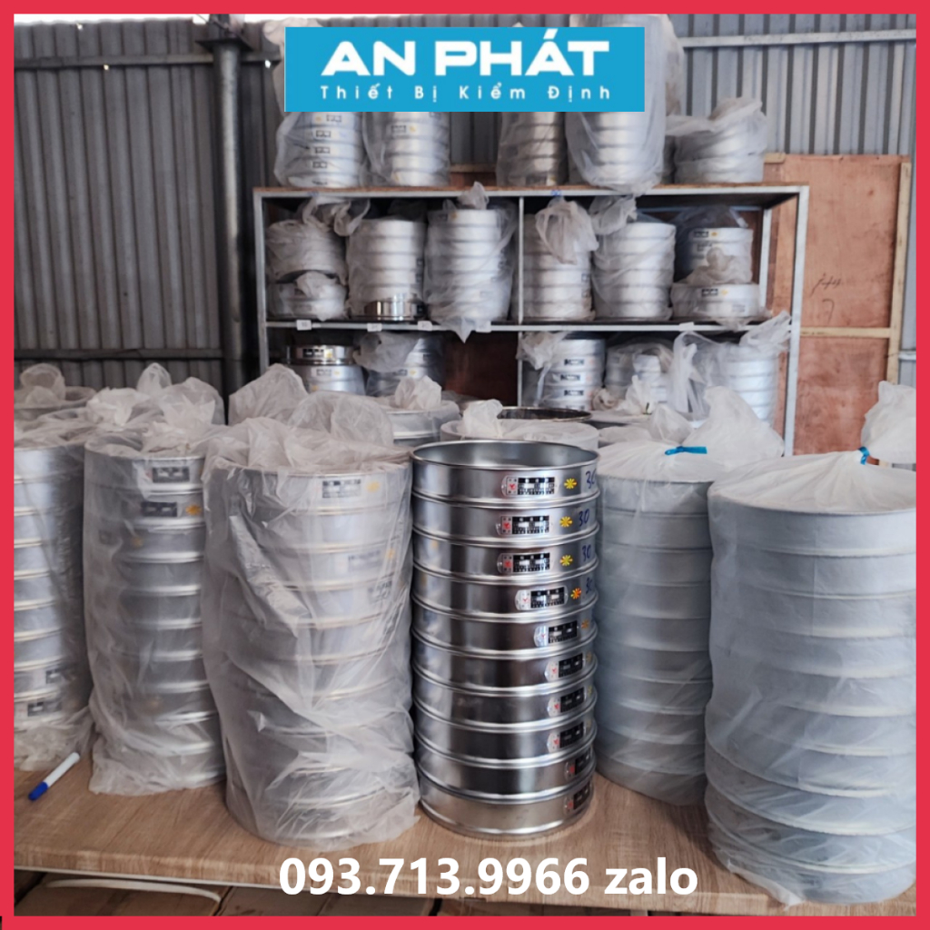 Tcvn Plastic Concrete Sieve Set Made Of Stainless Steel With Diameter ...