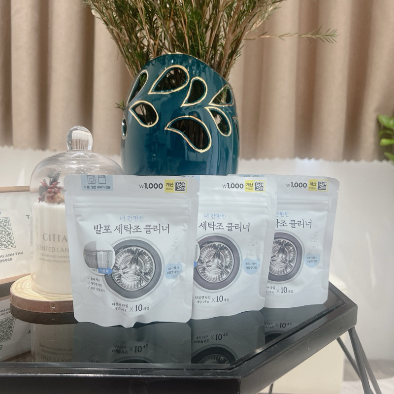 Daiso Korean Washing Machine Drum Cleaner Super Clean (Bag Of 10