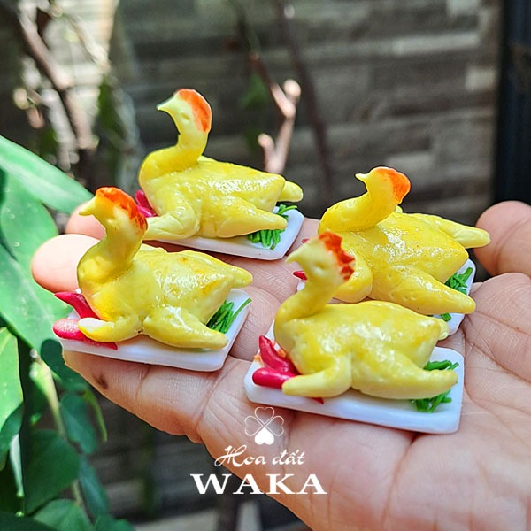 Mini Whole Boiled Chicken 01- 1/12 Model | Shopee Philippines