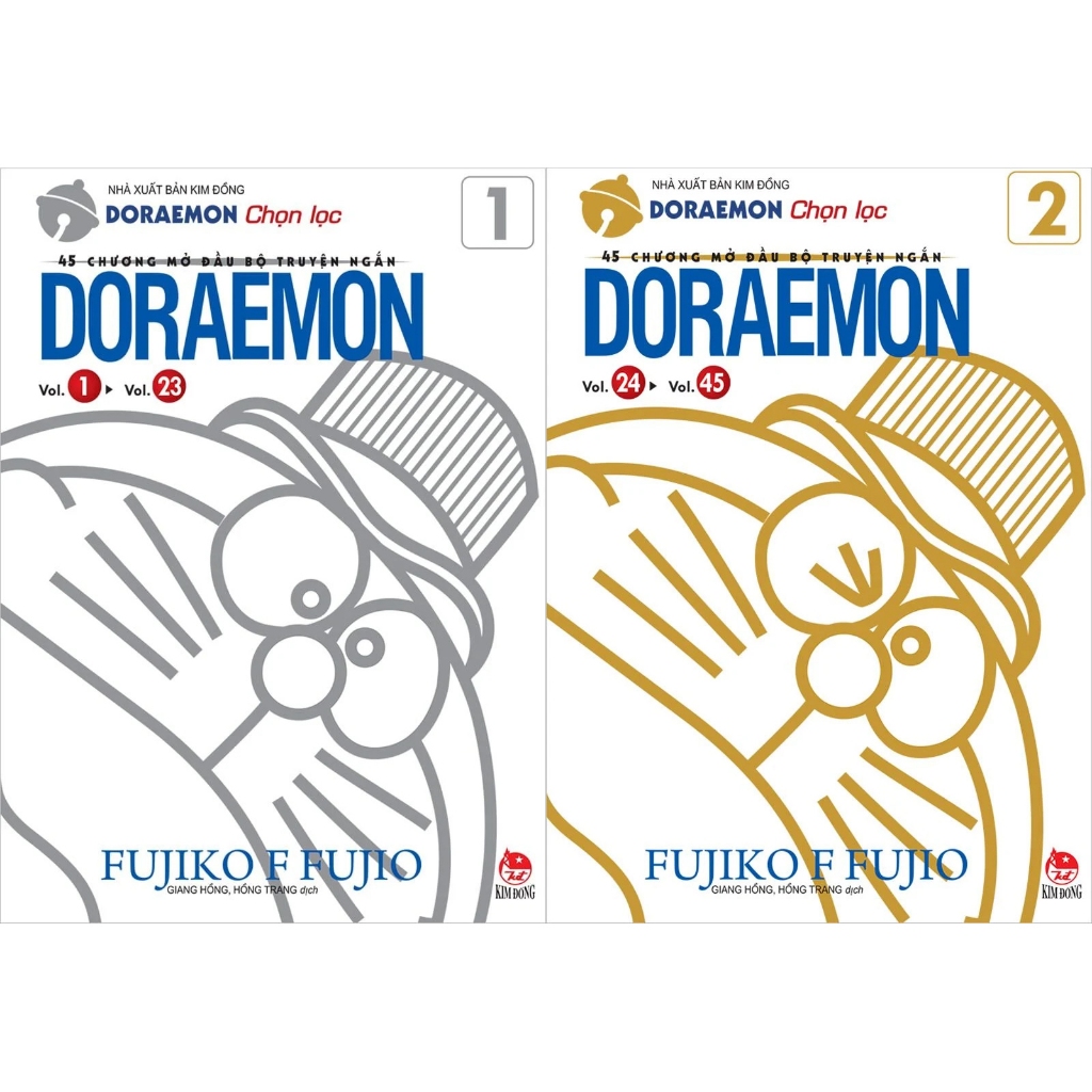 Comics - Selected Doraemon - Combo 2 volumes 45 chapters open the short ...
