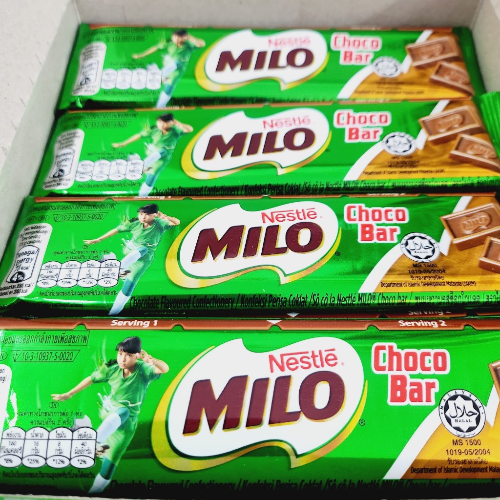 Box Of 24 Chocolate Milo Bars Choco Bar 30g | Shopee Philippines