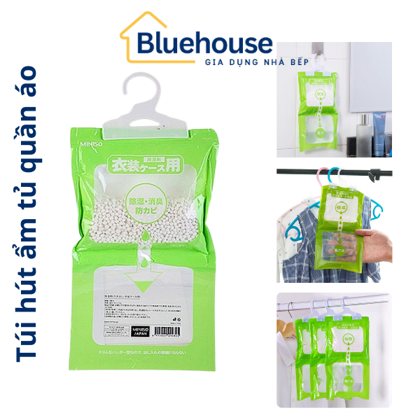 Green Desiccant Bag Moisture Proof 2 Compartment Moisture Proof 