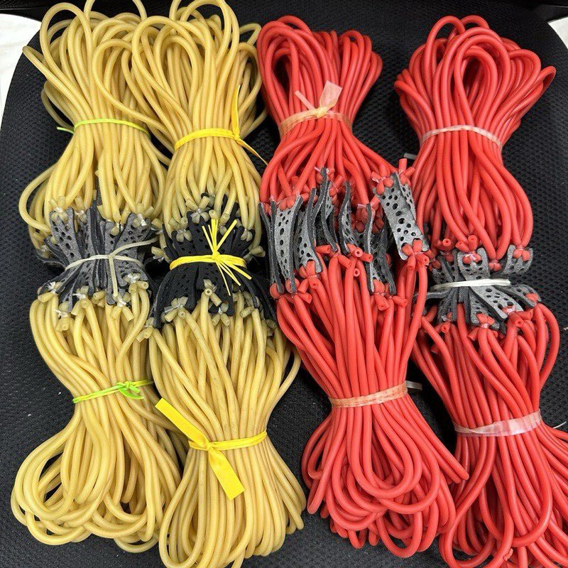 10 pre-tied round strings red - yellow | Shopee Philippines