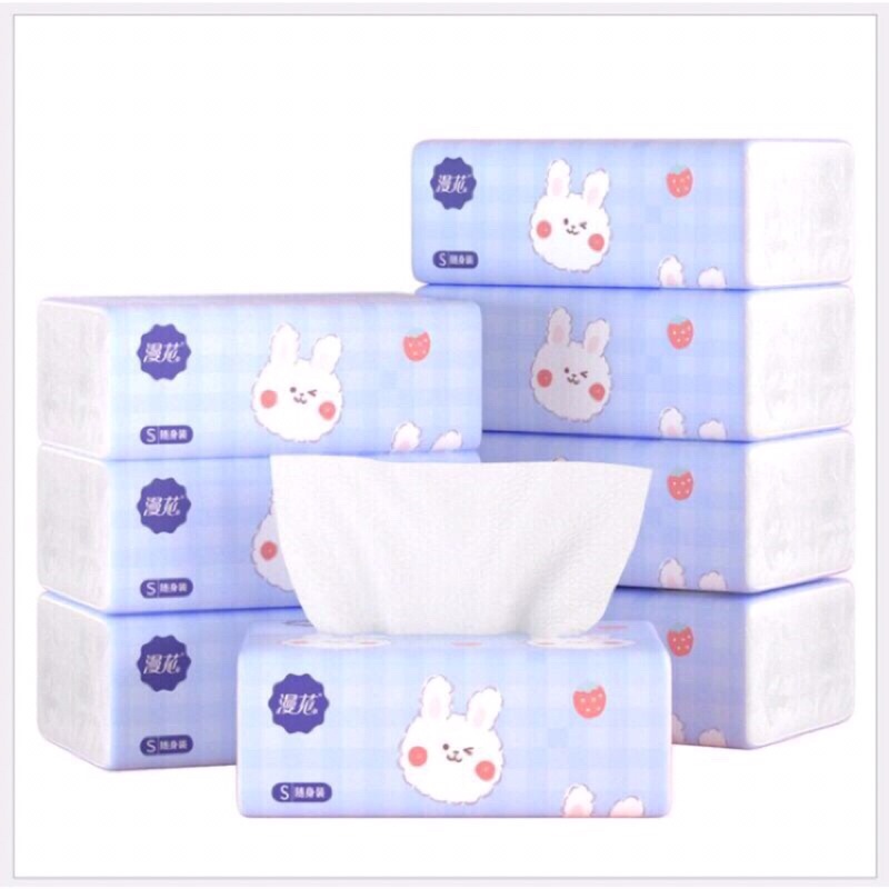 Set Of 1 Carton Of 40 Super-Tough Rabbit Tissue Paper That Is Easy To ...