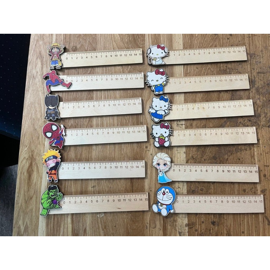Cartoon Wooden Ruler in Many Models for Children - Made to Order ...