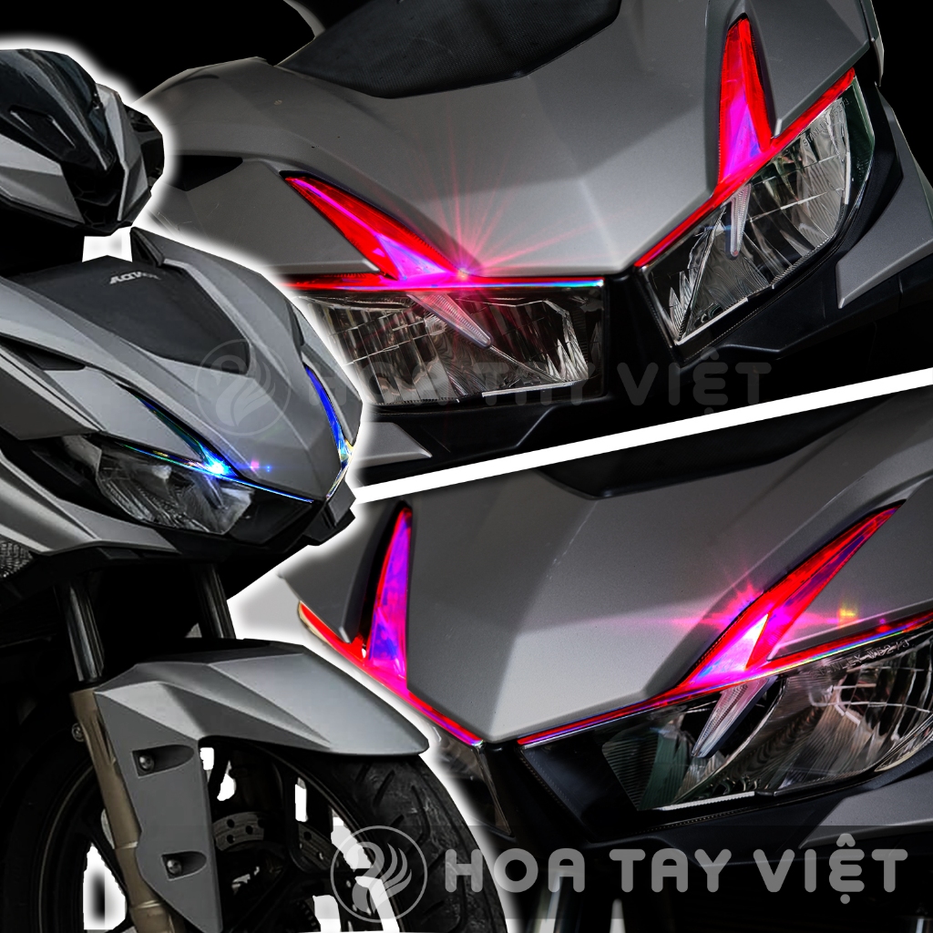 DEMI WINNER X titanium color stickers decorate HONDA WINNER X cars in ...