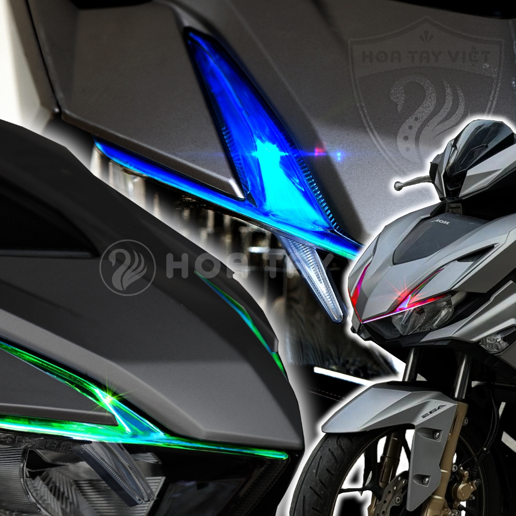 DEMI WINNER X titanium color stickers decorate HONDA WINNER X cars in ...