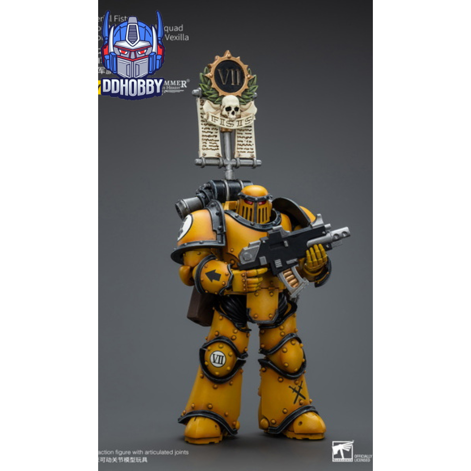 Imperial Fists Legion Mkii Tactical Squad Legionary with Legion Vexilla ...