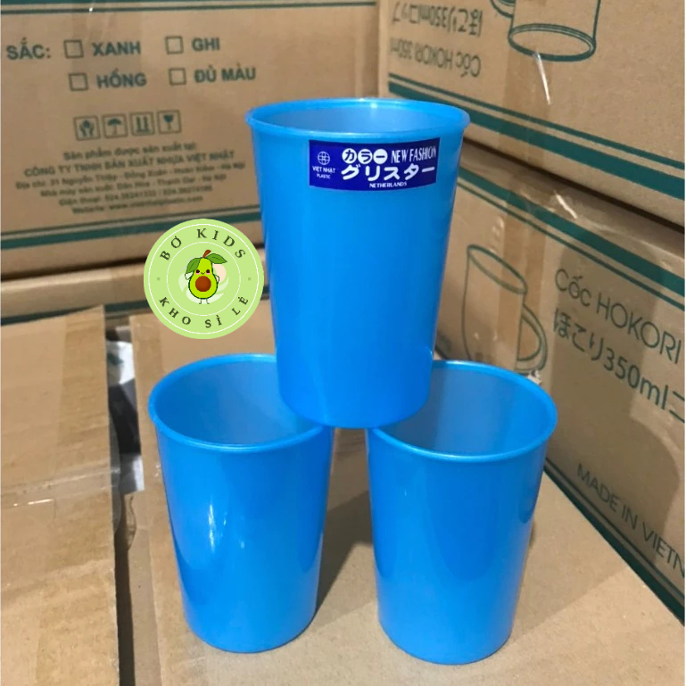 Viet Nhat Green Stamp Iced Tea Plastic Cup 300ml code 6213 Shopee