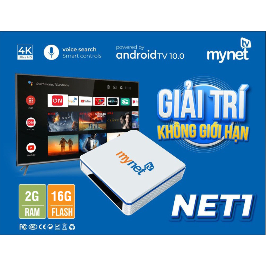 Android TV Box MyTV Net 1 - 2GB Ram - 16GB Internal Memory - Watch Free ...