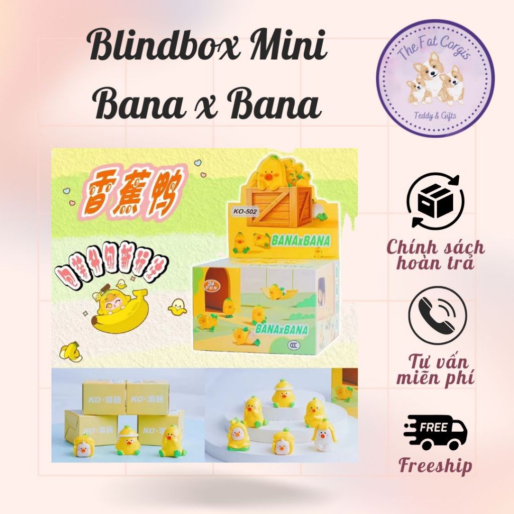 TRI (Odd Box) Blind box random model Blindbox mini Bana x Bana ...