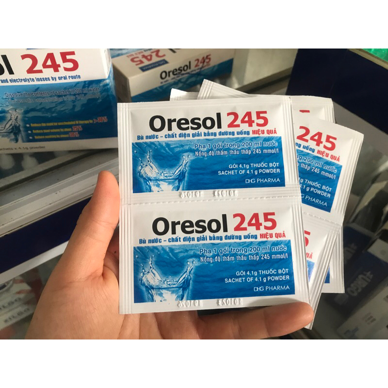 Oresol 245 DHg box of 20 packs Hydrates and electrolytes for the body ...