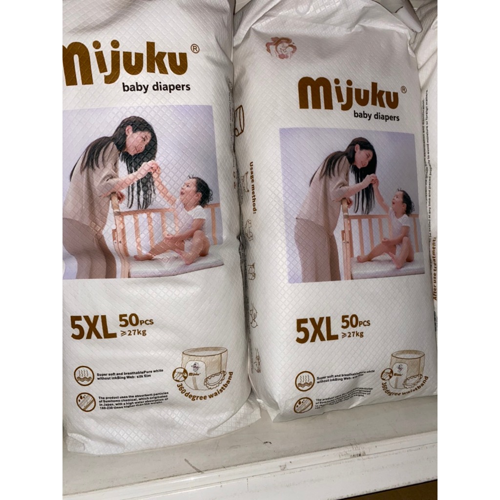 (Fire) Mijuku diaper pants 5XL (>27kg) | Shopee Philippines
