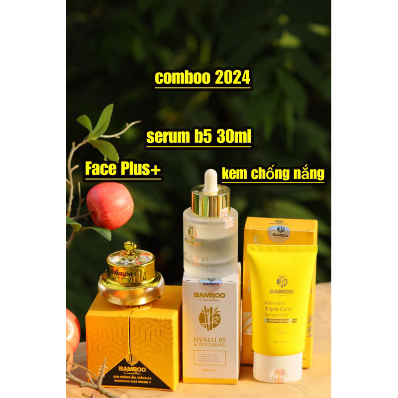 Combo Face plus + and Serrum b5 30ml + BAMBOO sunscreen, intensive skin ...