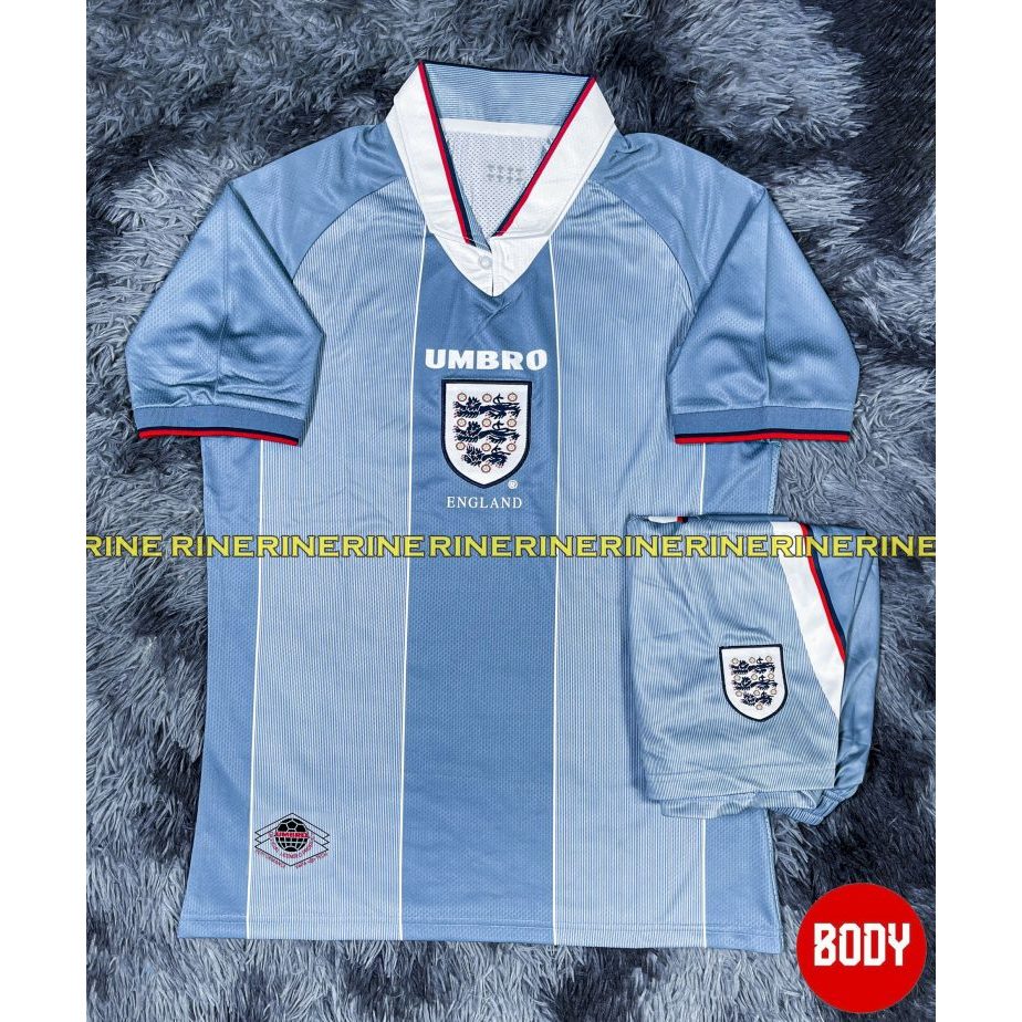 England white retro home football shirt made in thailand wC soccer