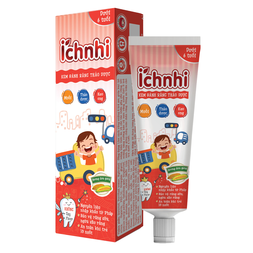 Ich Nhi toothpaste for children under 6 years old reduces bad breath ...