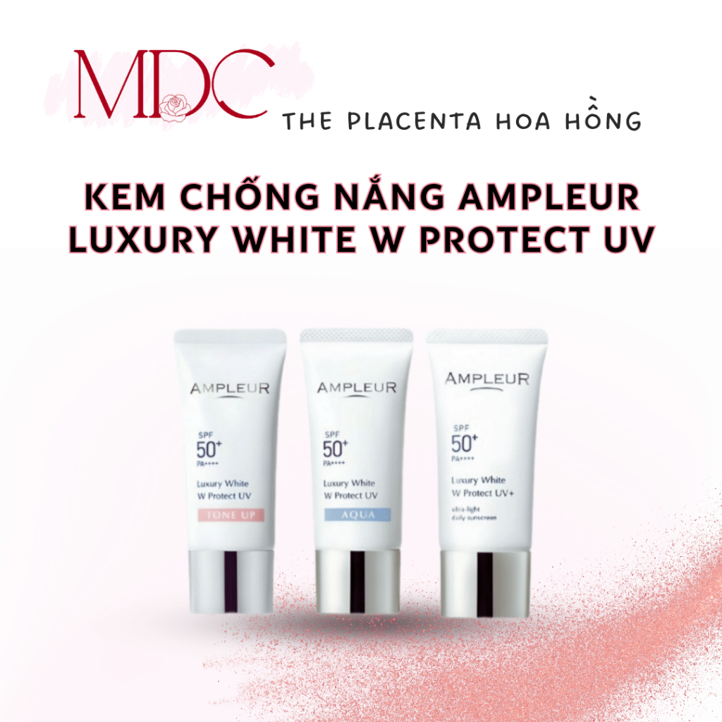 Ampleur Luxury White W Protect UV + Japan Sunscreen For Maximum Skin