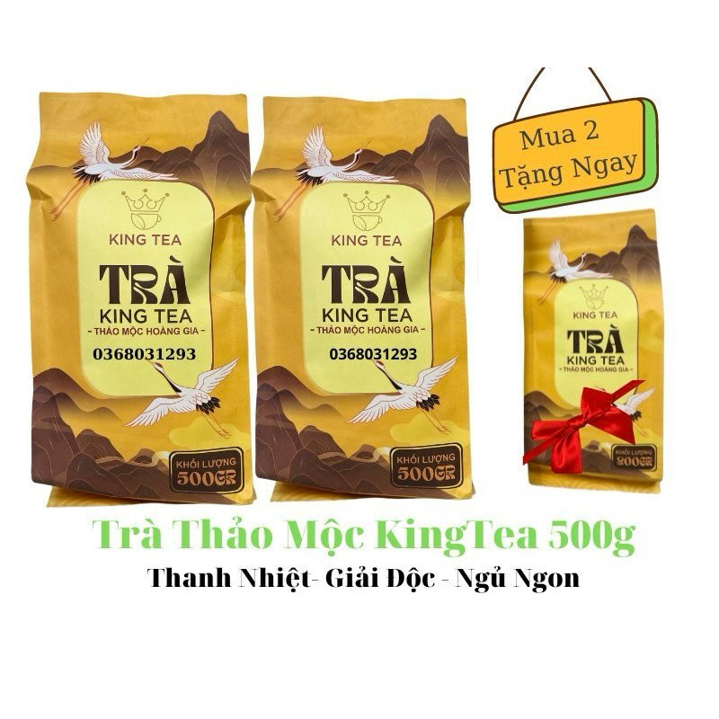 Free 1 Bag of 500G] King Tea Herbal Tea 500G Helps Detoxify Clear