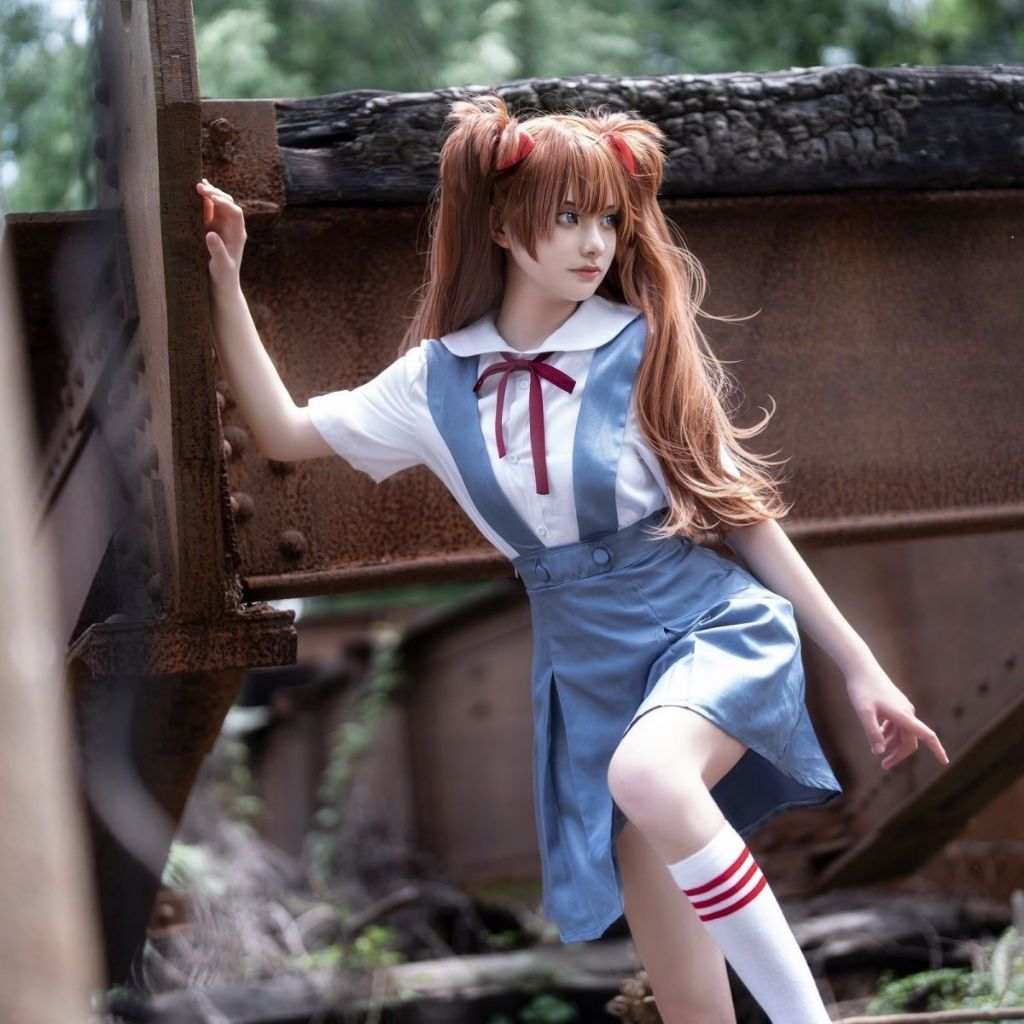 Eva cosplay Japanese Anime Evangelion Asuka Langley Soryu Tokyo Ayanami ...