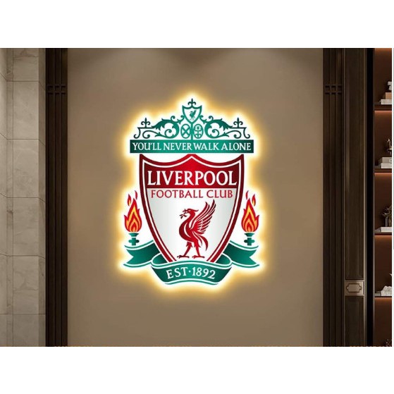 Mirror Painting of Liverpool Football Player Logo with Led Light T161 ...