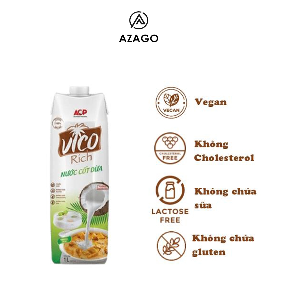 VICO RICH coconut milk box - AZAGO | Shopee Philippines