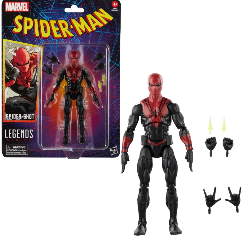 Marvel Legends Spider-Shot, Spider-Man Comics Collectible Genuine ...