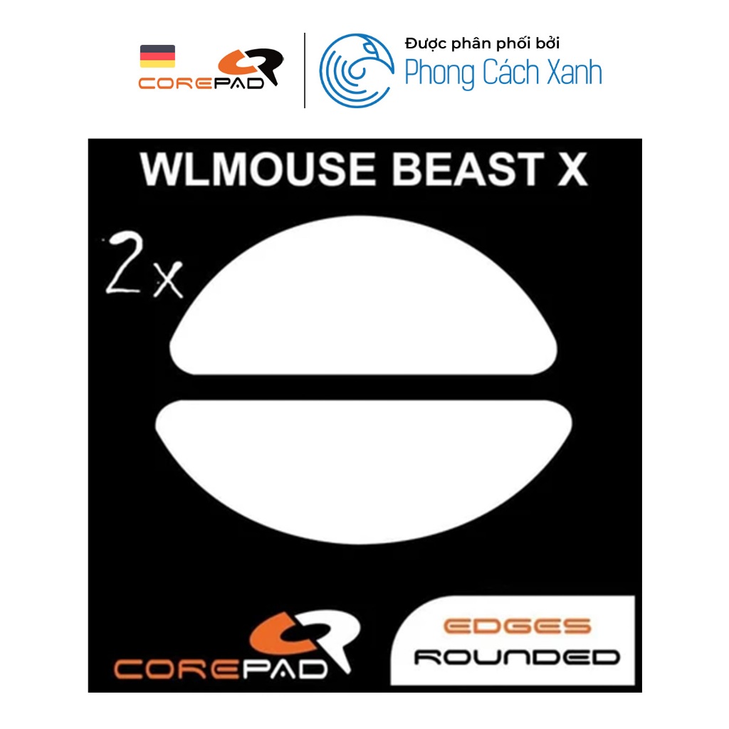 Ptfe Corepad Skatez PRO WLmouse BEAST X Wireless Mouse Feet (2 sets ...