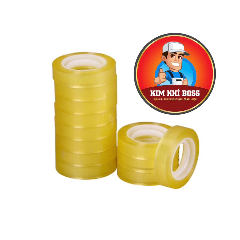 Thin core adhesive tape, plaster core transparent packaging tape (1 ...