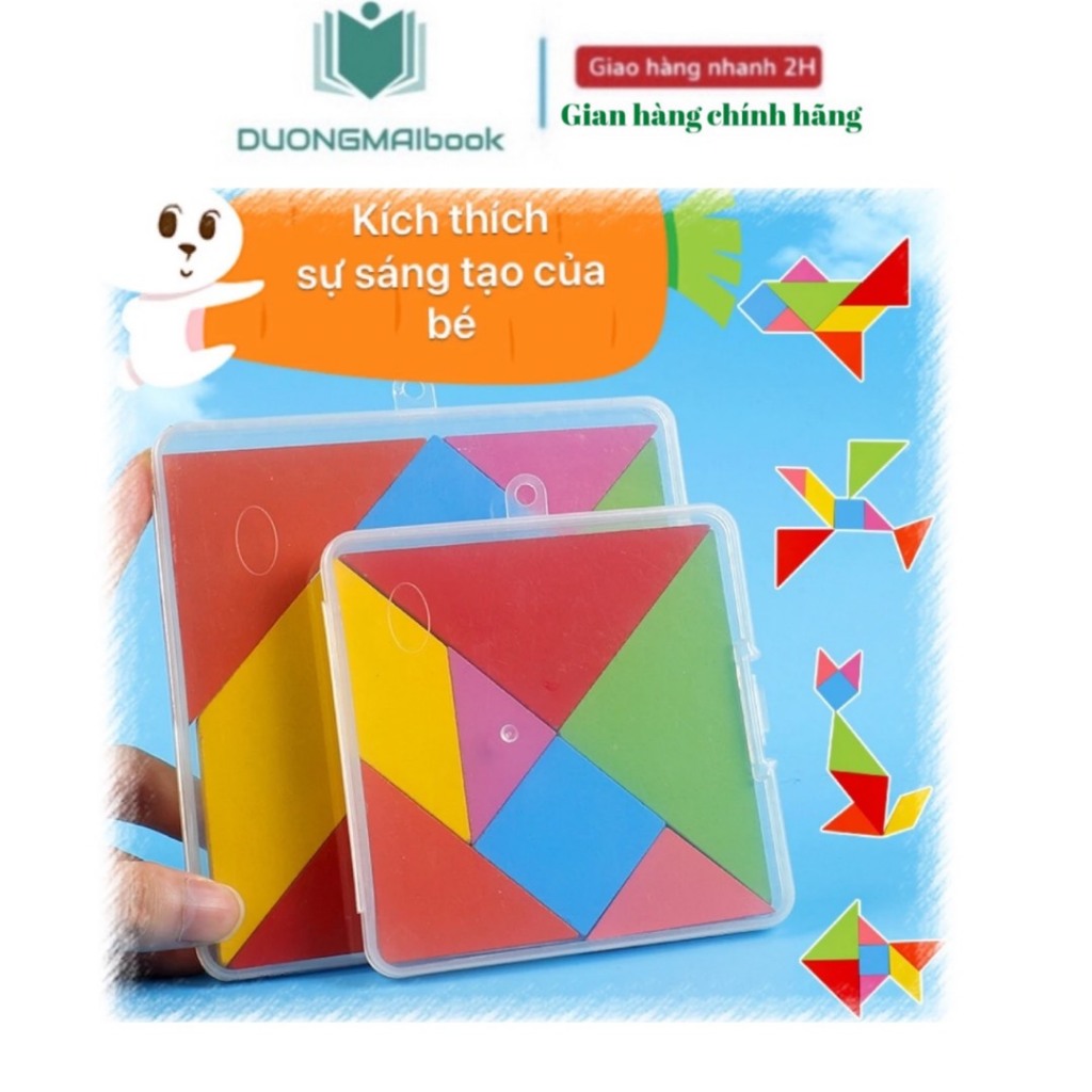 Wooden Tangram Puzzle Set for Children to Develop Intelligence (Shop ...