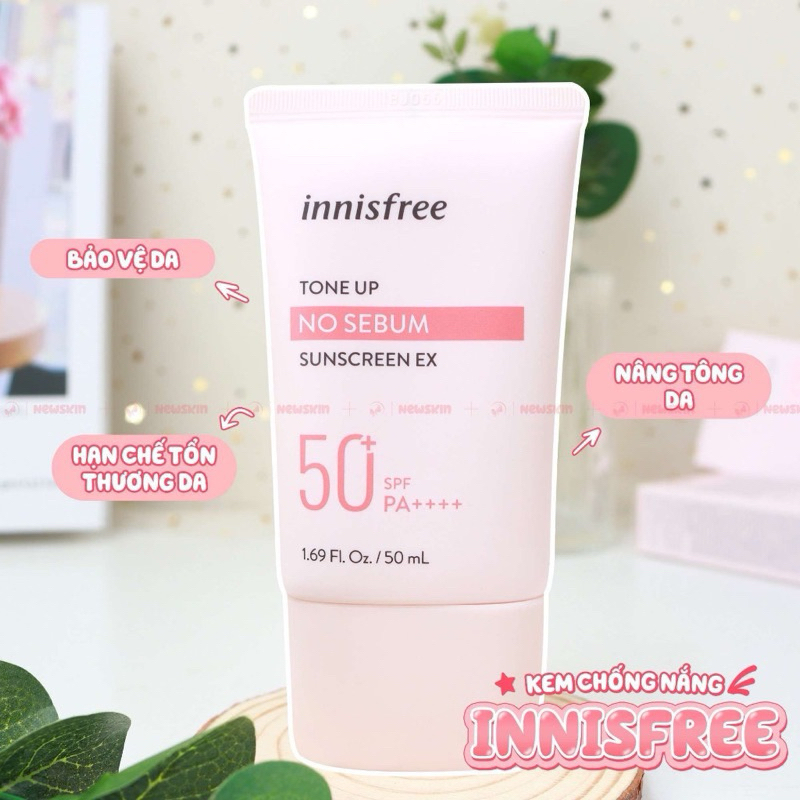 Innisfree Tone Up No Sebum Sunscreen Spf35   Pa++ 