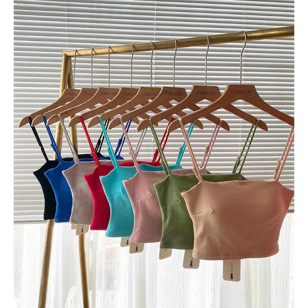 Bust-hugging crop top with padding, many pastel colors | Shopee Philippines