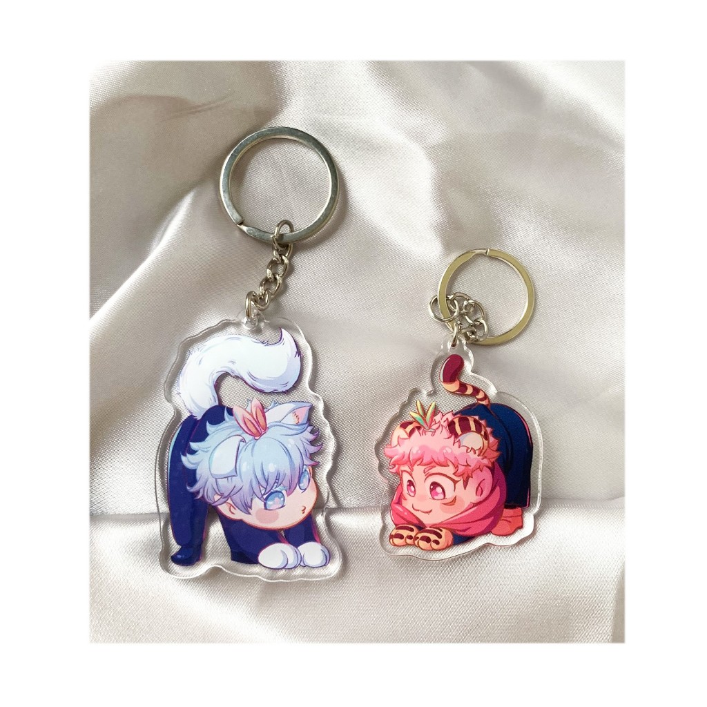 Gojo Satoru cat keychain - Itadori Yuuji tiger | Shopee Philippines