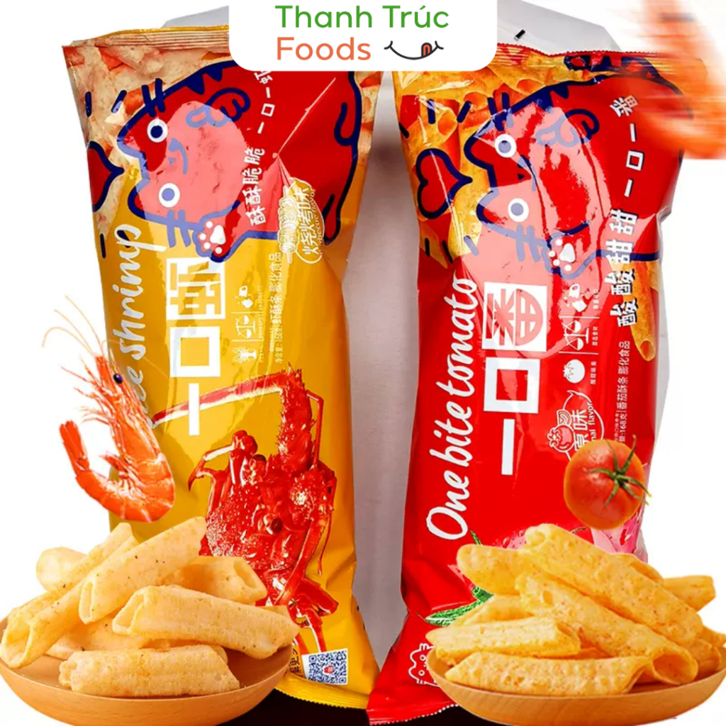 Giant Super Large Snacks 168g BBQ Shrimp, Tomato, Traditional Shrimp ...